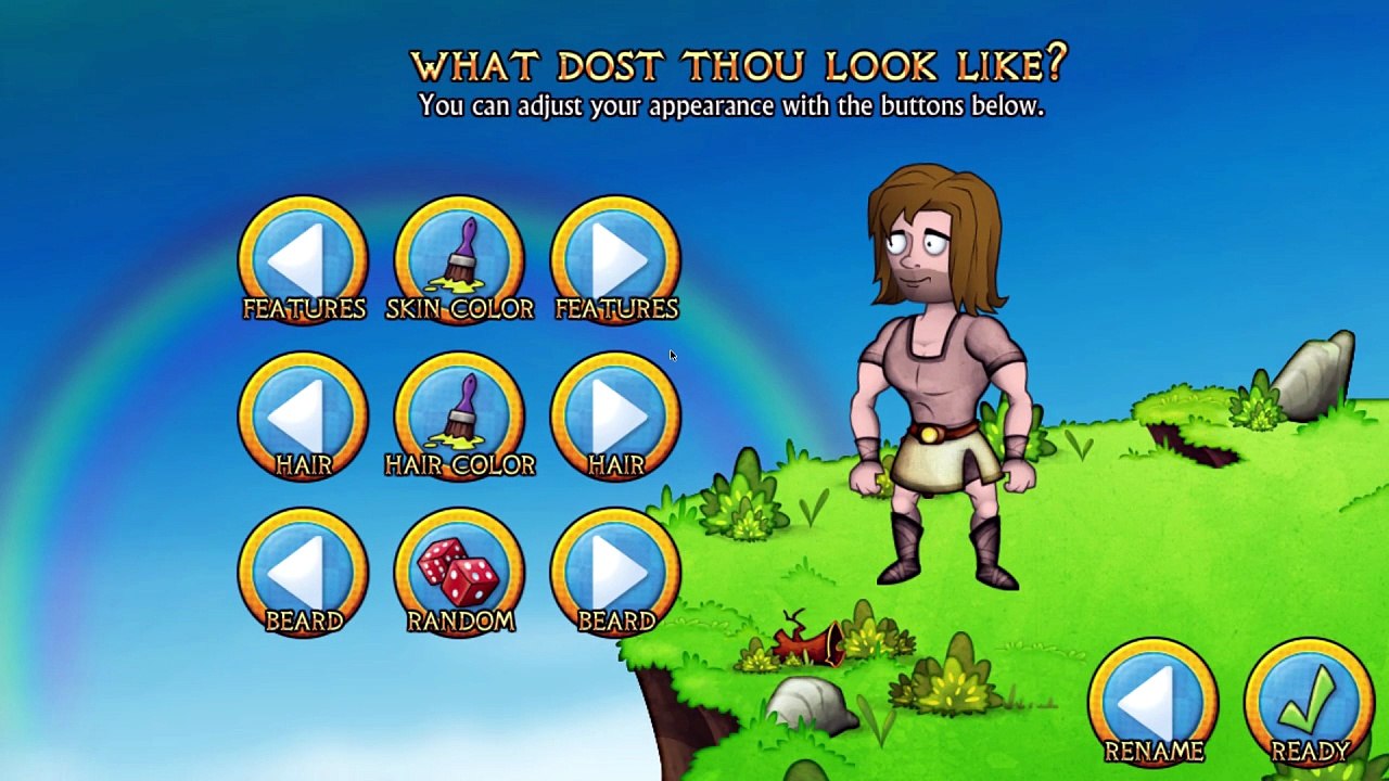 Swords And Sandals Medieval - Character Creation