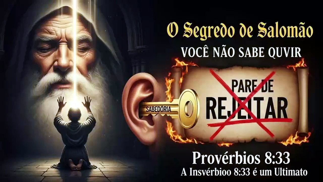 PARE DE REJEITAR_ A Instrução de Provérbios 8_33 que TRANSFORMA Sua Vida