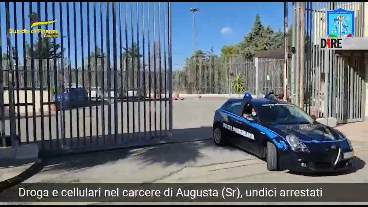 Droga e cellulari nel carcere di Augusta, 11 arresti
