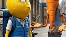 A Pereira tá gordinha… 🍐👀 e isso virou assunto entre as frutas! Será que vem mais comentários