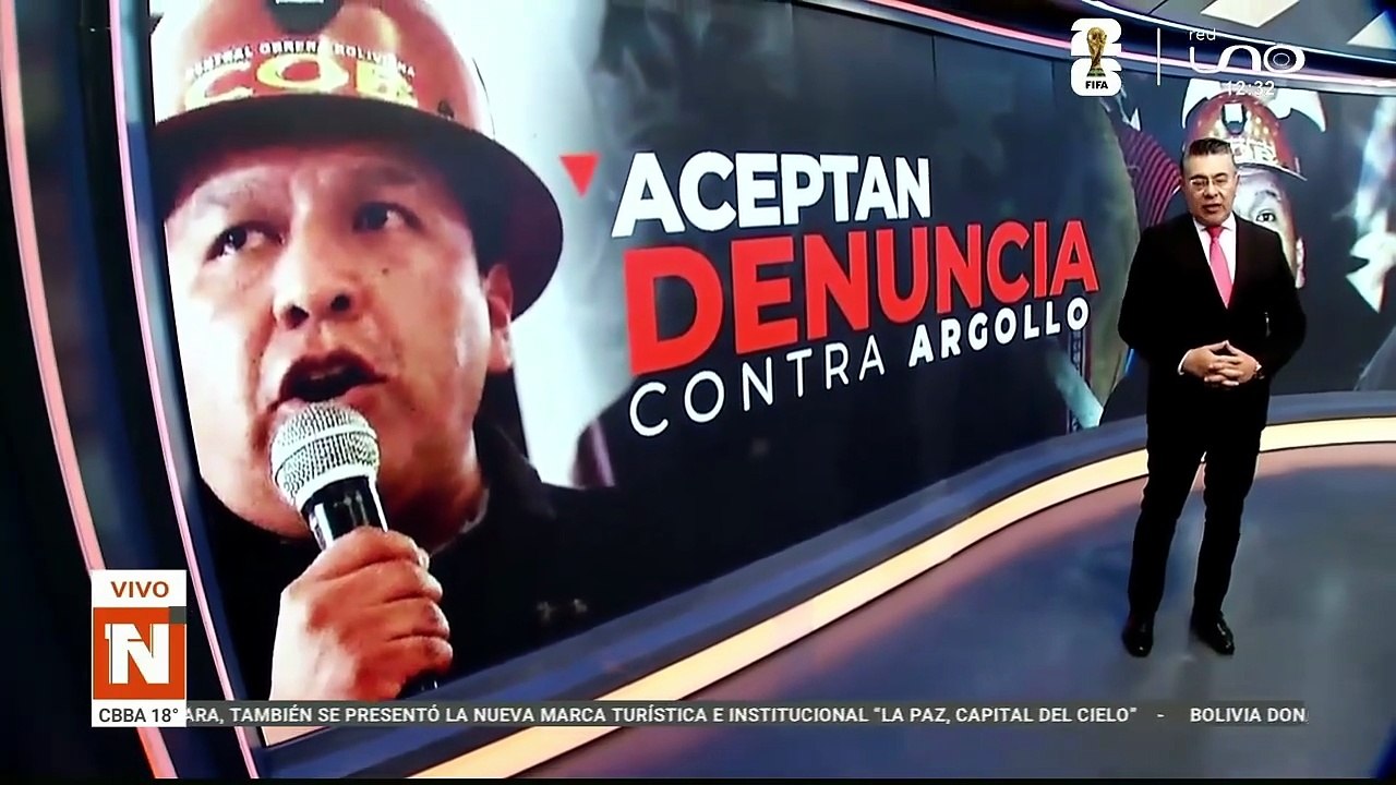 Admiten denuncia contra Morales, Argollo y Salazar
