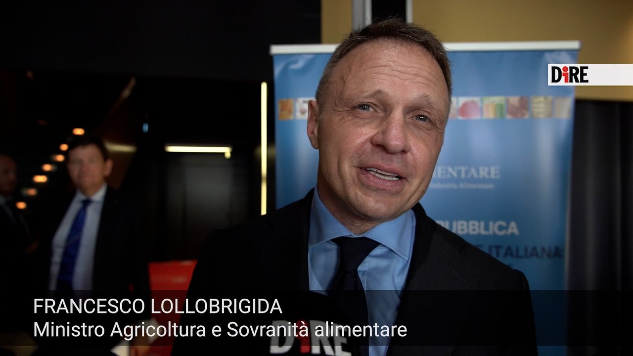 Cibus, intervista a Francesco Lollobrigida Ministro dell'Agricoltura