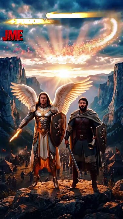 ⚡ ¿El general del cielo fundido con el mayor estratega de la Tierra ⚔️ #JesusMinhaEscolha #FusãoBíblica