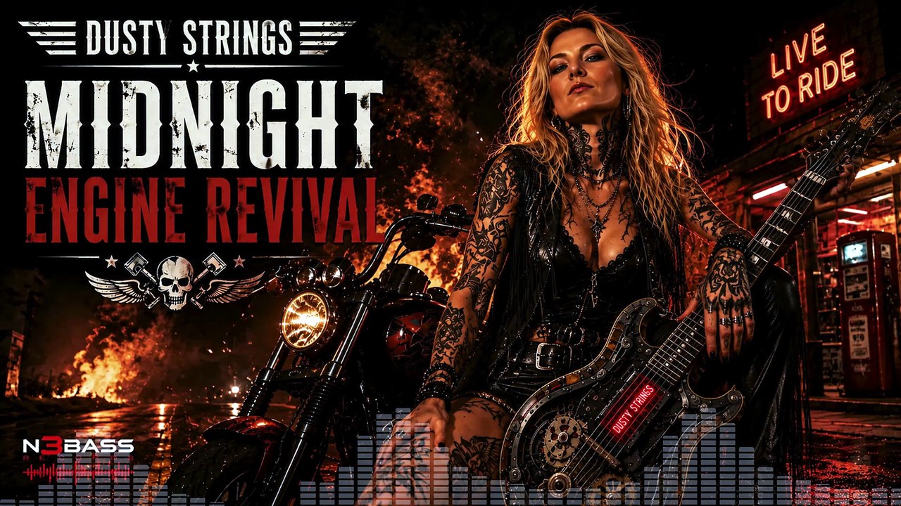 Midnight Engine Revival - Dusty Strings | Industrial Rockabilly Techno | Official Music Video