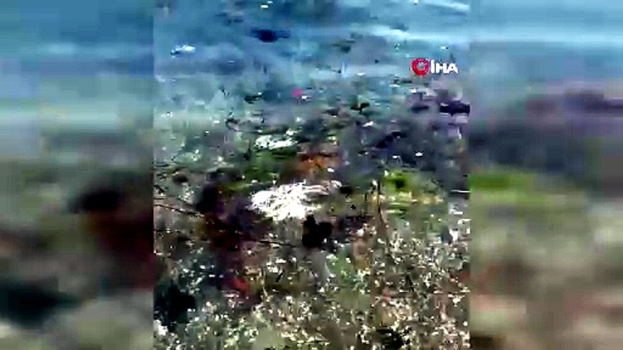 Tekirdağ sahilinde dikkat çeken görüntüler oluştu