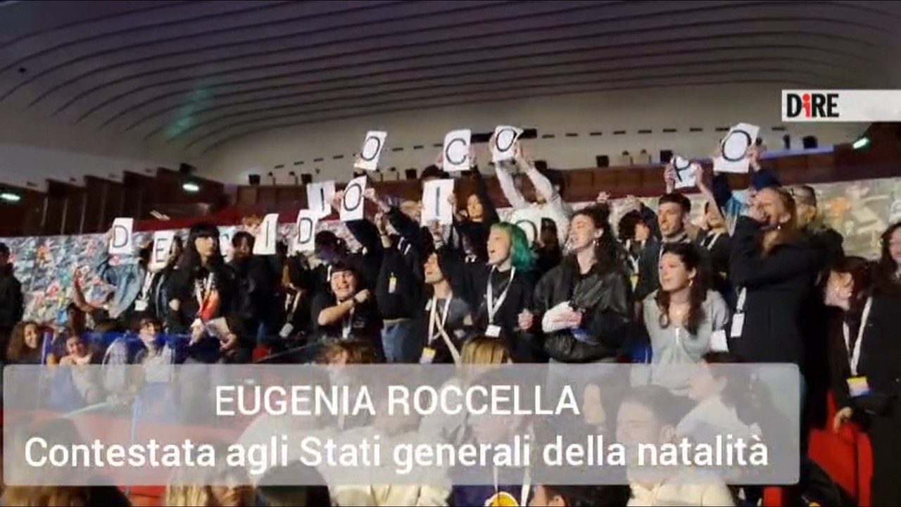 La ministra Roccella contestata agli Stati gene...
