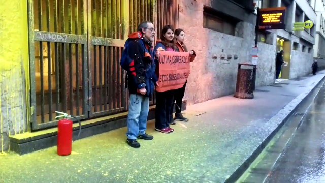 Blitz di Ultima generazione a Firenze: vernice sulla sede regionale del Mef