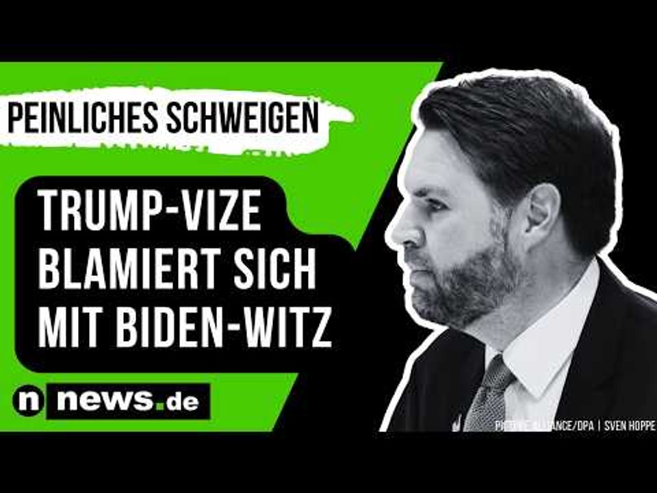 J.D. Vance: Peinliches Schweigen statt Gelächter - Trump-Vize blamiert sich mit Biden-Witz