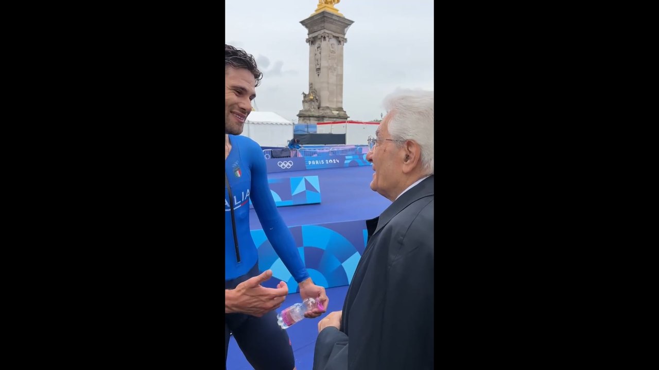 I complimenti di Mattarella a Filippo Ganna