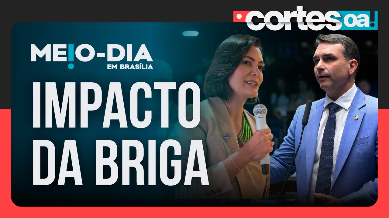 Pesquisa revela impacto eleitoral da briga entre Michelle e Flávio Bolsonaro