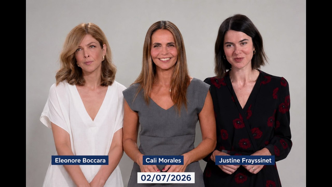 Cali Morales, Justine Frayssinet, Eleonore Boccara (02/07/2026)