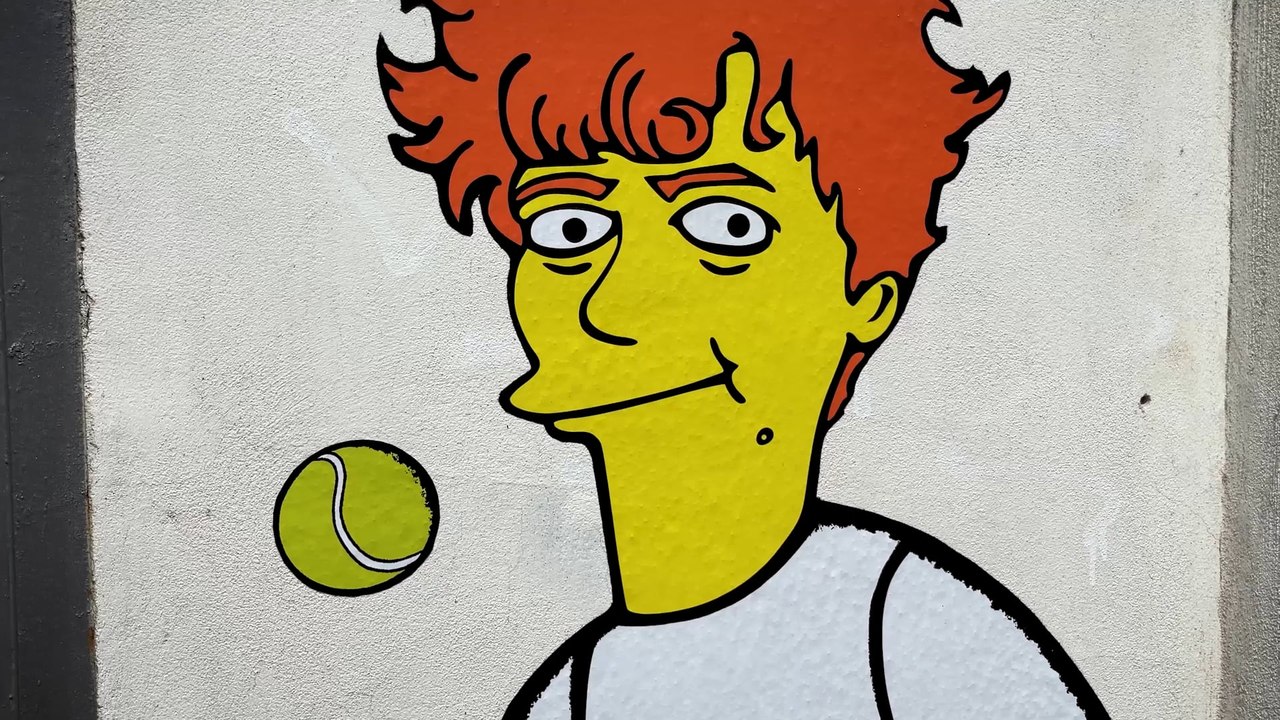 Jannik Sinner in versione "Simpson" per Los Angeles 2028