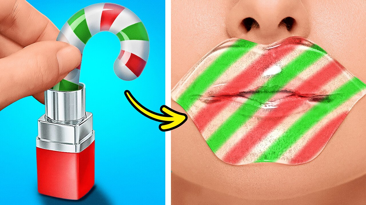 Créations de dernière minutes pour Noël 💄 Astuces Incroyables pour se Préparer en 5 Minutes