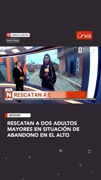 Rescatan a dos adultos mayores en situación de abandono en El Alto