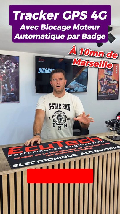 Tracker GPS 4G avec blocage moteur automatique