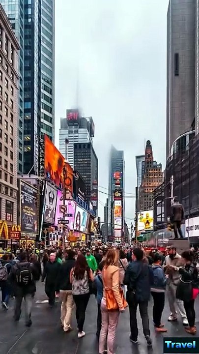 Walking to Times Square NYC 🇺🇸 | New York City Street Walk & Travel Vlog in 4K