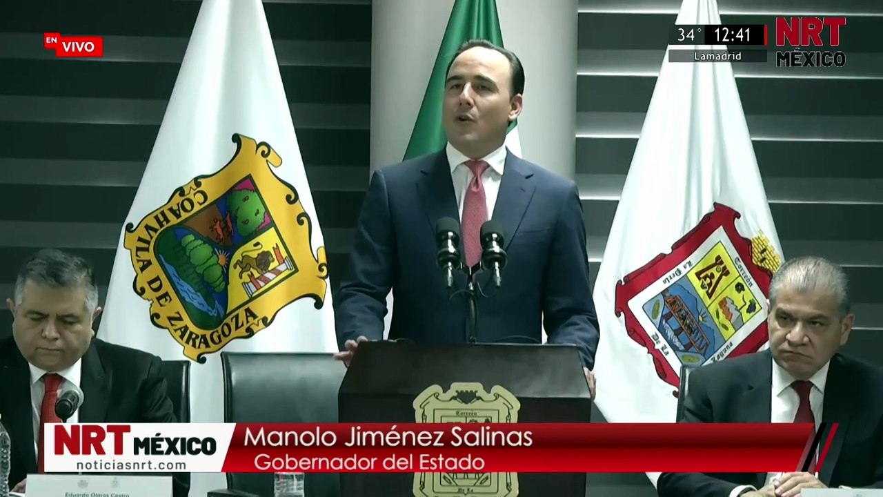 Manolo Jiménez felicita a Miguel Riquelme por asumir la alcaldía de Torreón