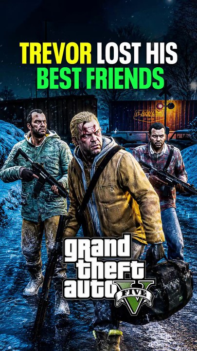 Trevor Lost His Best Friends... 💔 #gamestyphoon #gta5 #gtav #shorts #Trevor #BradSnider #Michael