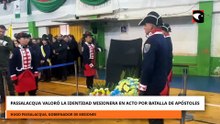 Passalacqua valoró la identidad misionera en Acto por batalla de Apóstoles
