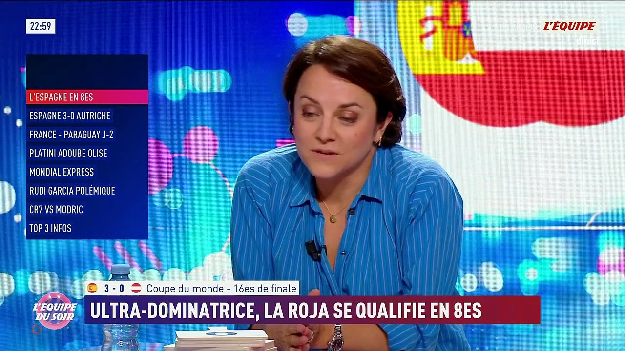 L'Espagne rejoint les huitièmes de finale de la Coupe du monde sans trembler en dominant l'Autriche - Foot - Coupe du monde