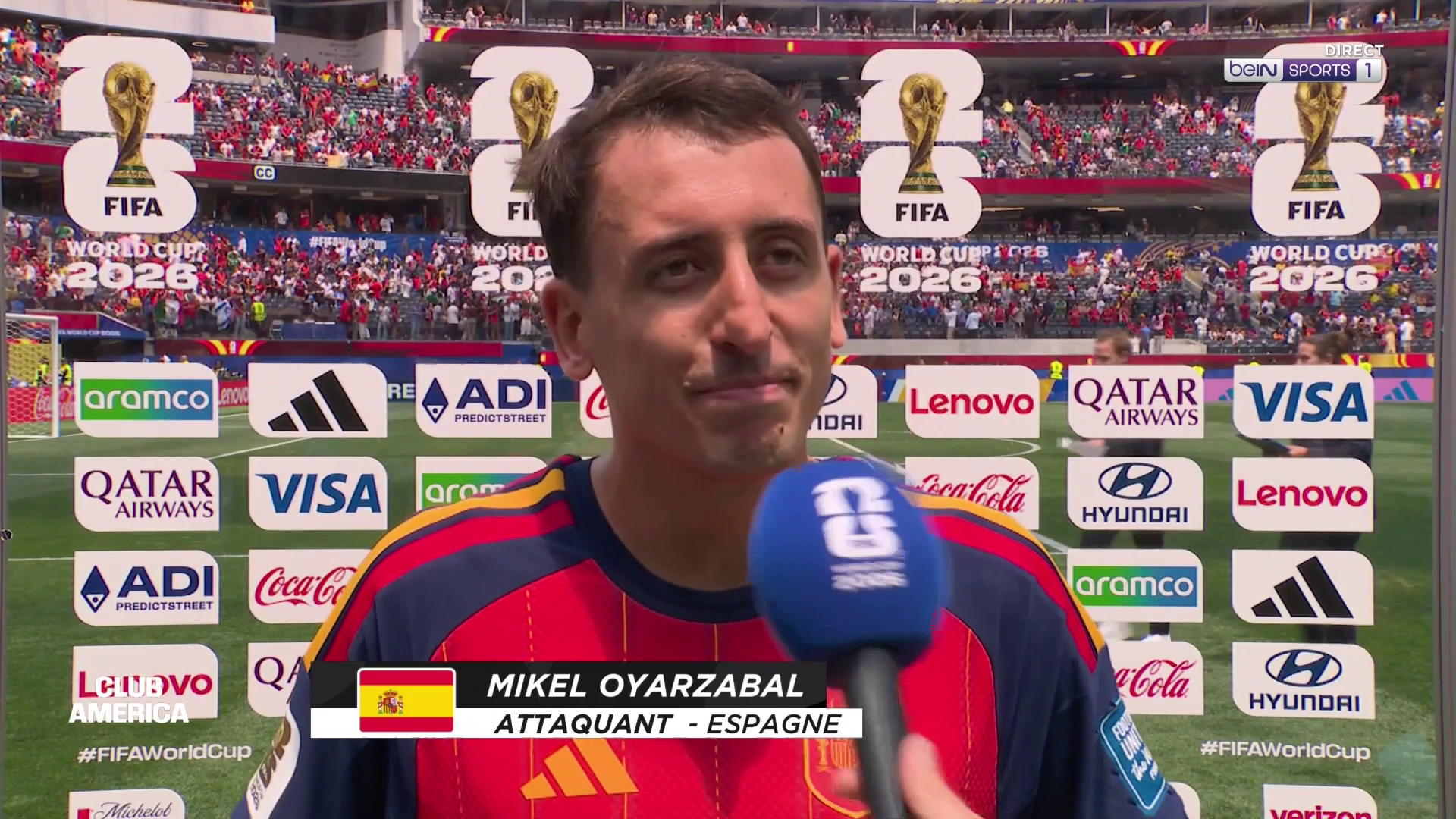 Coupe du Monde 2026 - la réaction de Mikel Oyarzabal après son doublé face à l'Autriche