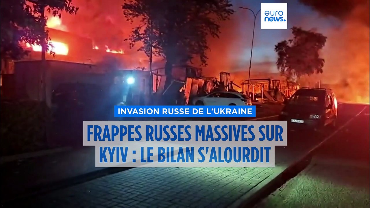 Frappes russes massives sur Kyiv : le bilan passe à 27 morts, Zelensky promet une riposte
