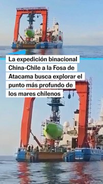 Científicos chilenos exploran la Fosa de Atacama a casi 8.000 metros bajo el mar