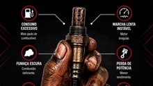 ⚠️ O SENSOR QUE MAIS AFETA O CONSUMO DE COMBUSTÍVEL DO SEU CARRO!  A peça da imagem é a Sonda Lambda