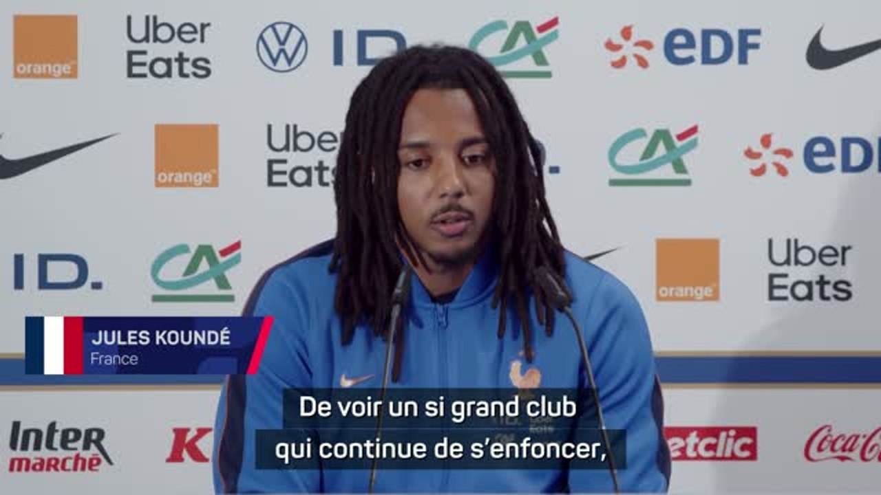 Bleus - Koundé : “Bordeaux ? Une situation très triste”