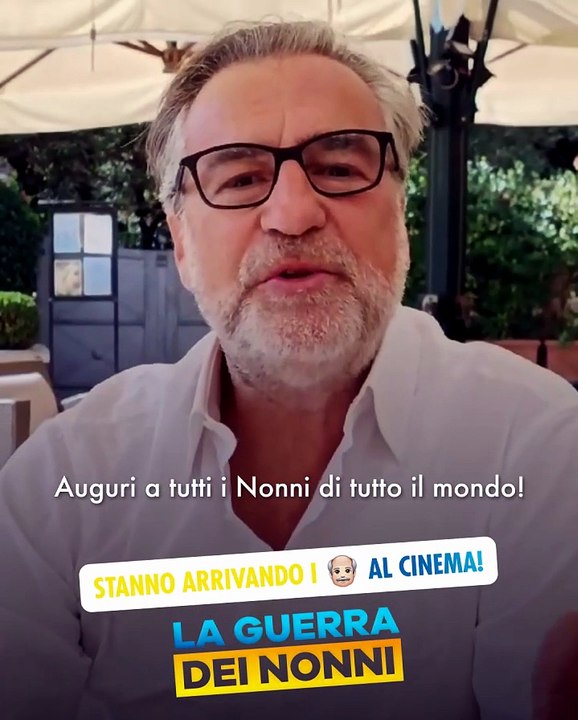 Festa dei nonni, da Salemme e Tortora gli auguri dal set