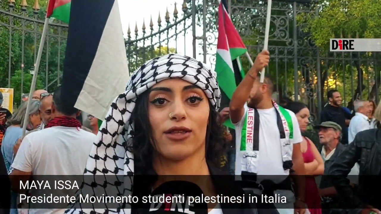 FOTO | VIDEO | A Roma in migliaia sfilano al corteo per Gaza
