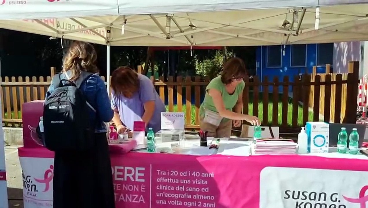 La carovana della prevenzione Komen fa tappa a Roma con autostrade per l'Italia