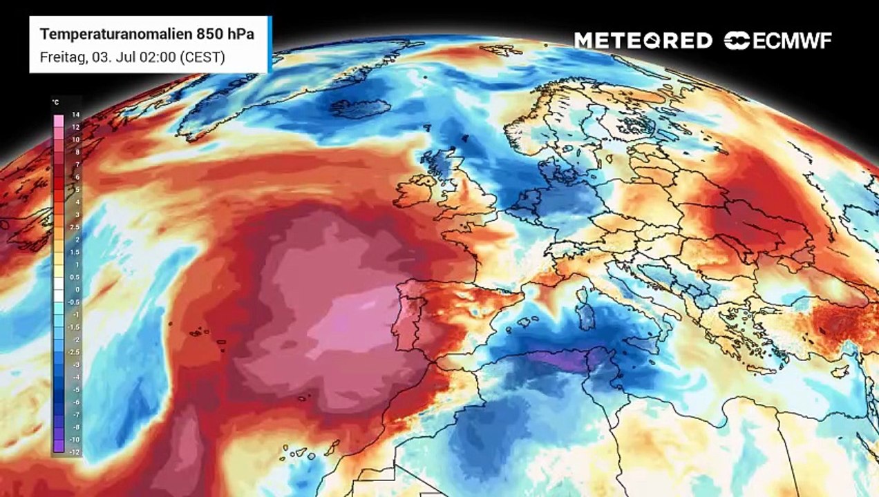 Heat Dome über Südwesteuropa: Erreicht er auch Deutschland?