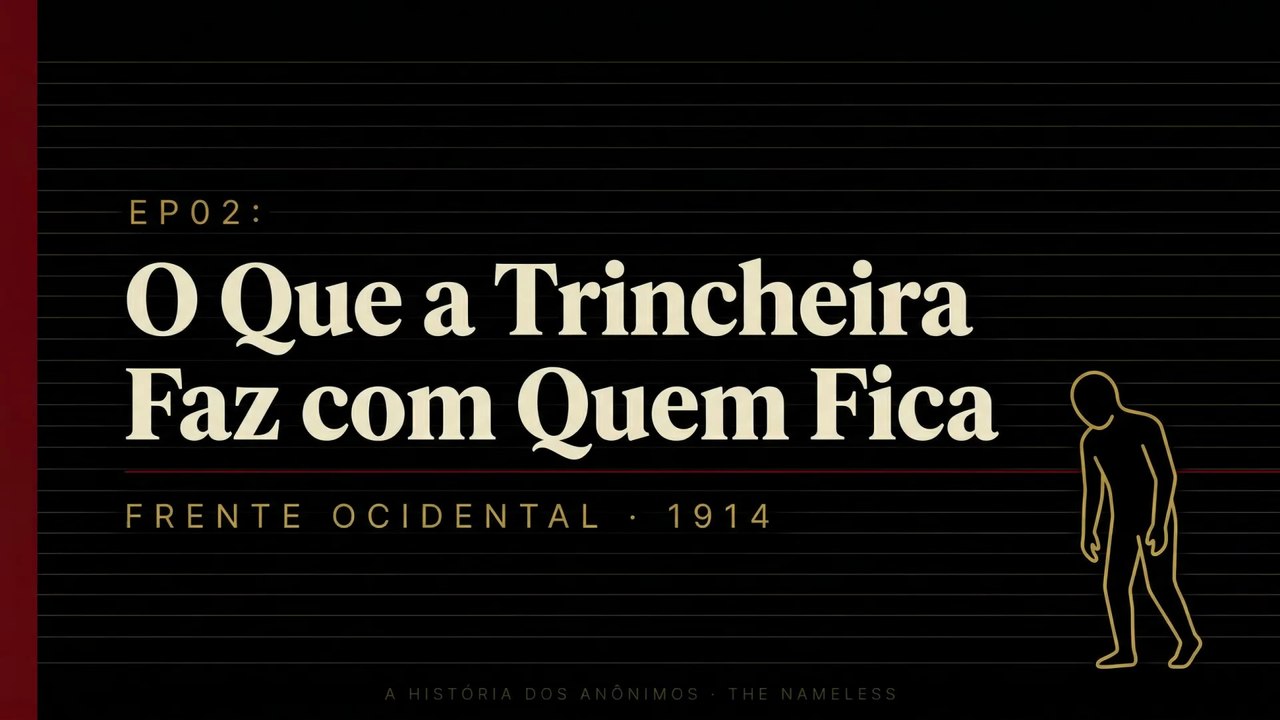 EP02 - O Que a Trincheira Faz com Quem Fica - A Rotina Que Ninguém Sobrevive Intacto | 1914 | Primeira Guerra Mundial