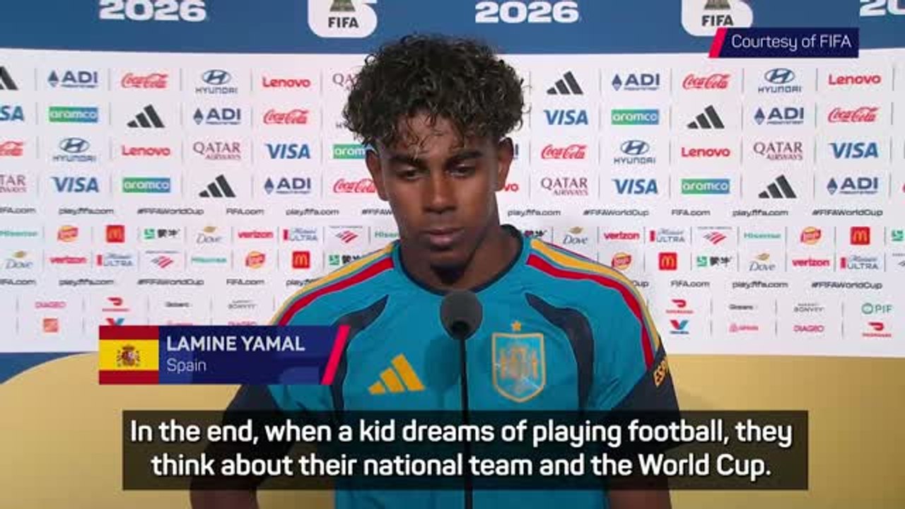 Yamal realising his childhood dream of playing in a World Cup with Spain
