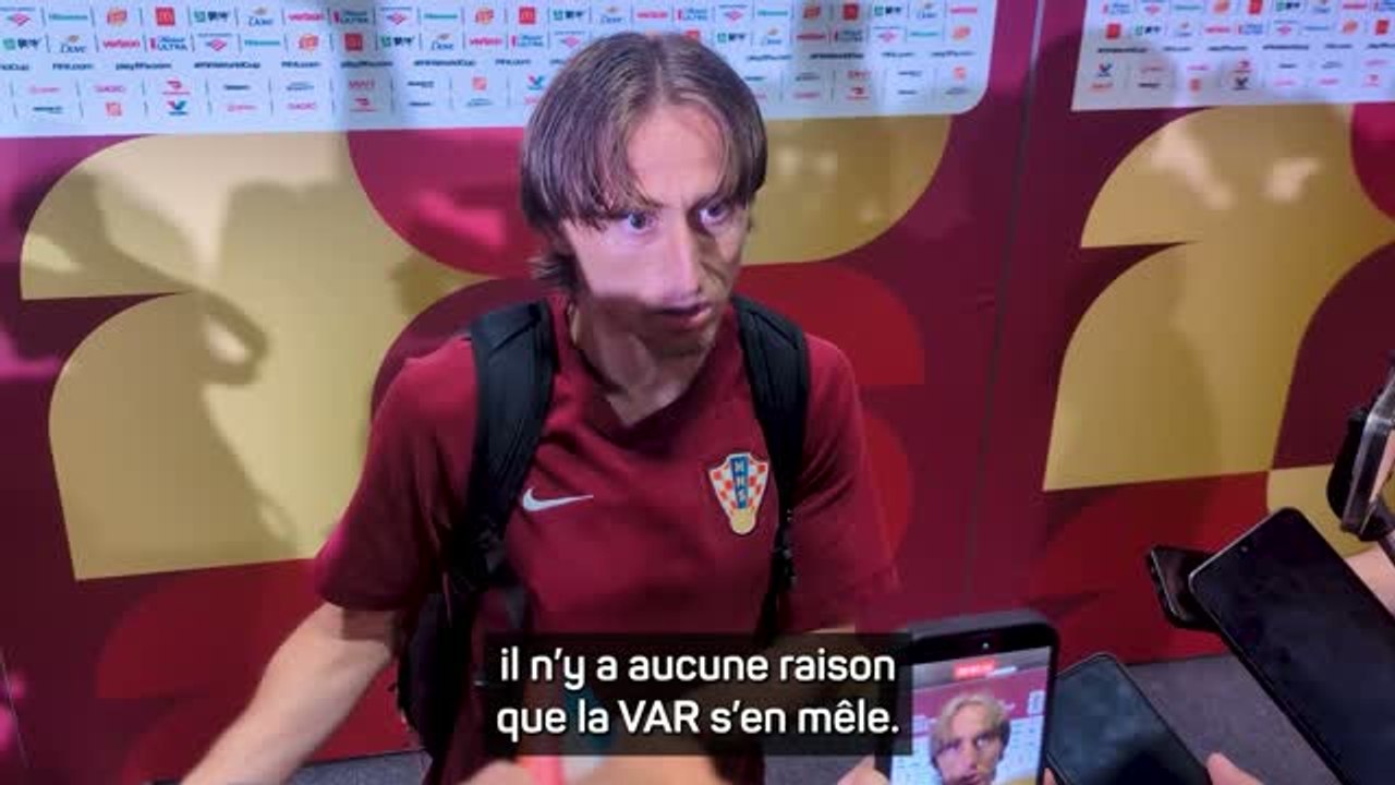 Croatie - Modric critique la VAR : "On dirait que ça joue toujours contre nous"