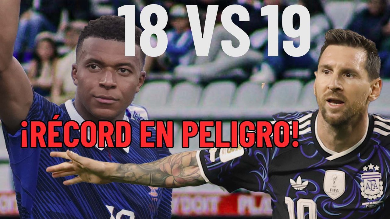 ¿Adiós al récord de Messi? Mbappé acecha el trono mundialista