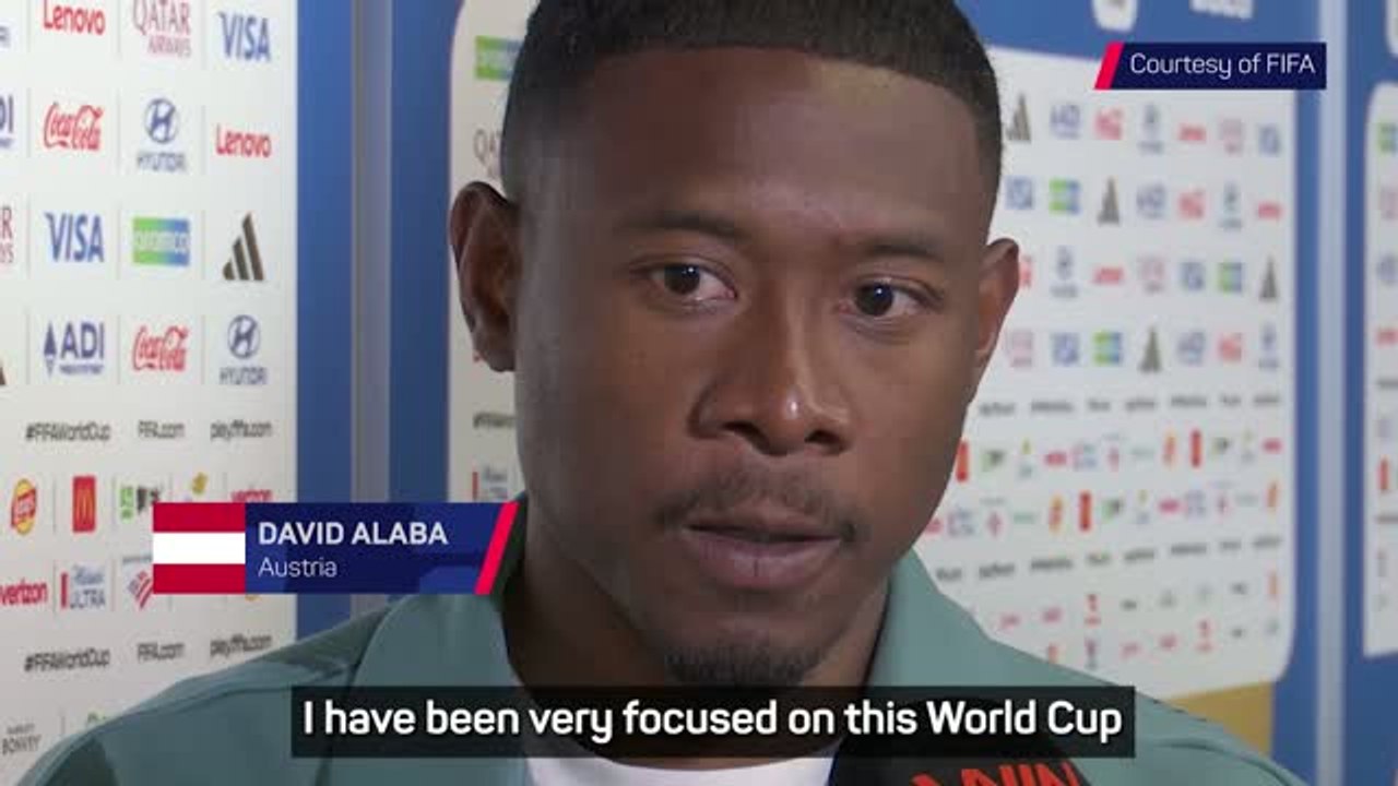 Alaba weighing his options as World Cup comes to an end for Austria