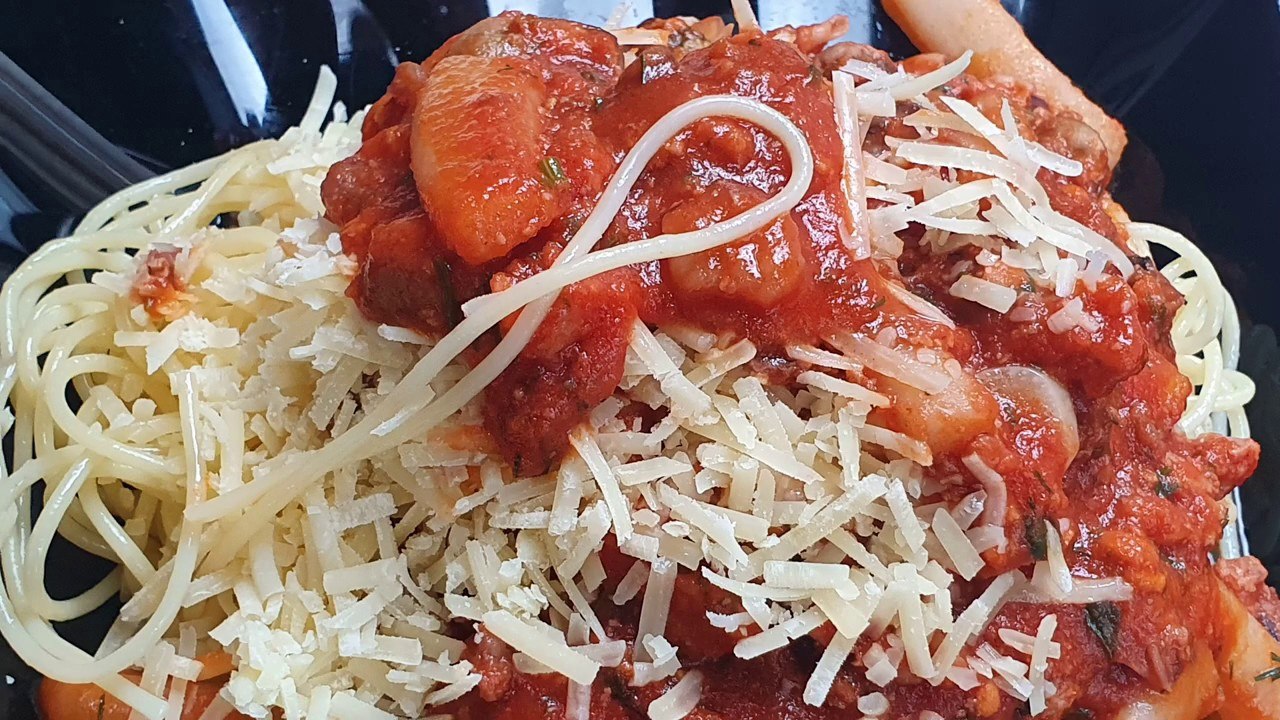 Meeresfrüchte-Spaghetti, garantiert romantisches Abendessen
