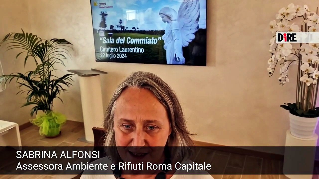 Al cimitero Laurentino di Roma ecco la sala per il commiato laico