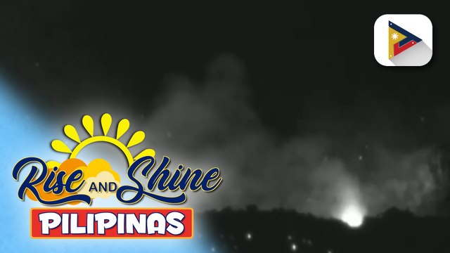 Minor strombolian activity, naitala ng PHIVOLCS sa Bulkang Mayon