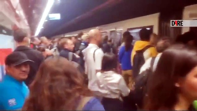 A Roma treni bestiame : l'odissea quotidiana dei viaggiatori in metro