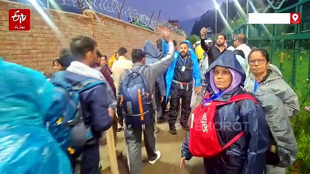 امرناتھ یاترا 2026 کا آغاز، ہزاروں یاتریوں پر مشتمل پہلا جتھا مقدس گھپا کی جانب روانہ