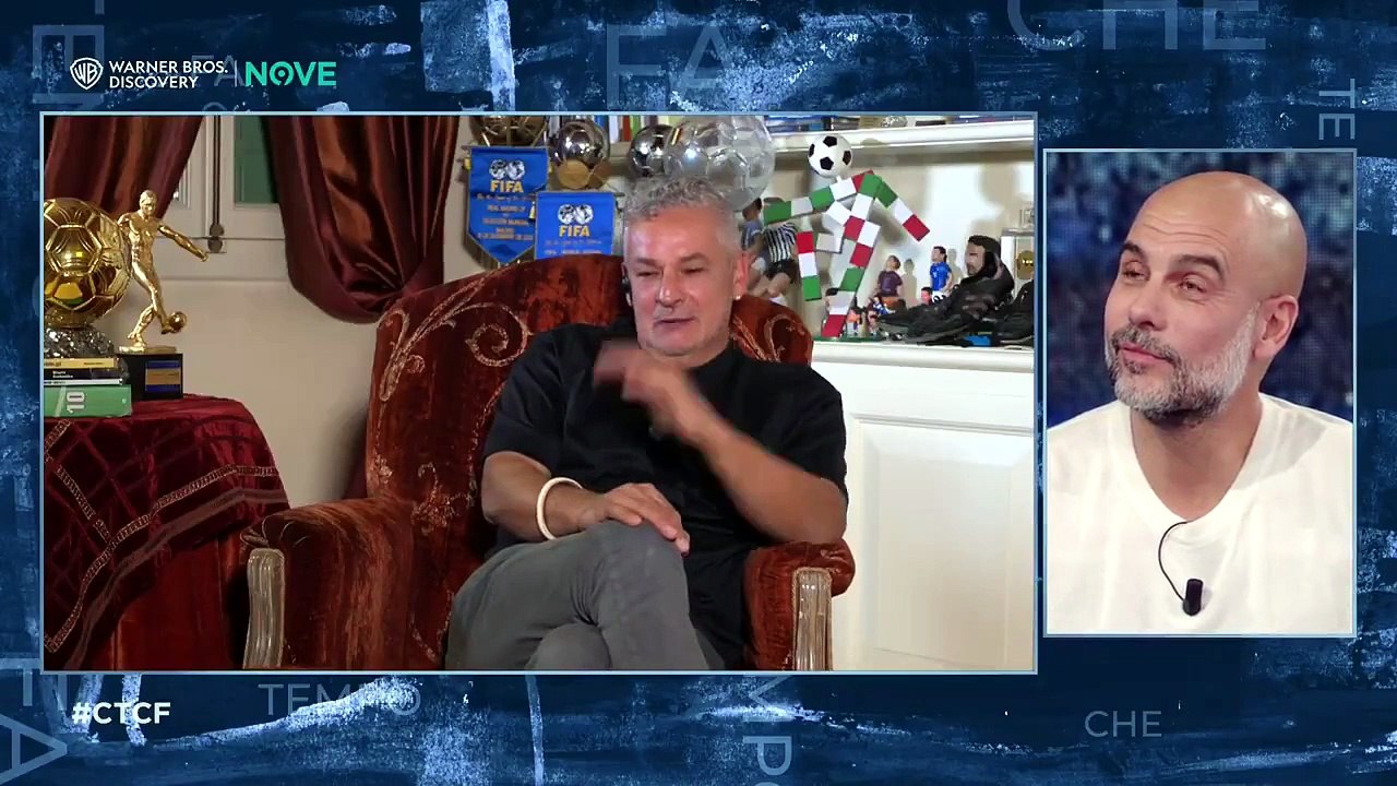 VIDEO | Guardiola da Fazio: "Parlo bene l'italiano grazie a De Gregori". Poi l'abbraccio virtuale con Baggio: "Allenare in Italia? Sì, con Roby vice"