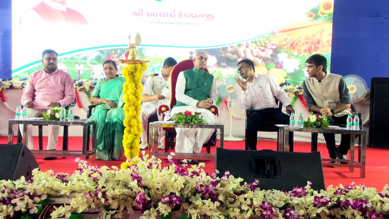 #BHAVNAGAR SARTANPAR PRAKRUTIK KRUSHI PARISAMVAD BY #GUJARAT GOVERNOR
