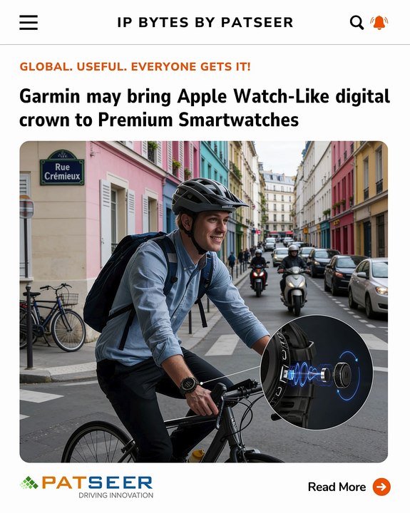 Garmin may bring Apple Watch-Like digital crown to Premium Smartwatches