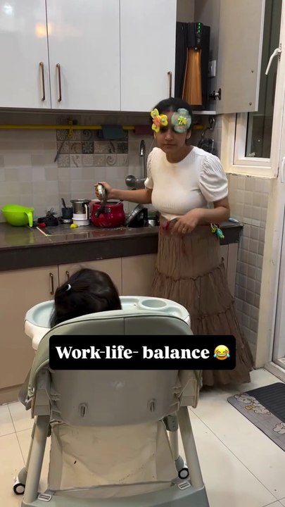 Funny Mom Struggles: Cooking with a Toddler