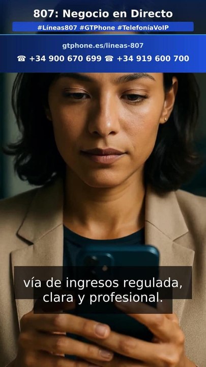 Contratar línea 807 para empresas (en 1 minuto)