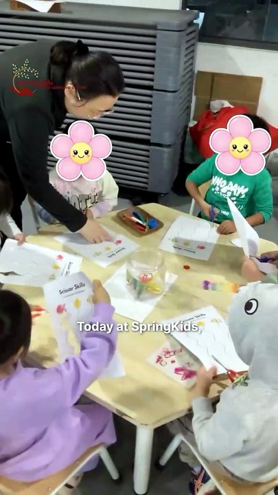 Creative Hands-On Learning Activity at Spring Kids Early Learning Centre