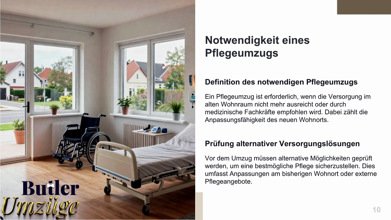 Umzugskosten bei Pflegebedürftigkeit🚑Butler Umzüge GmbH➡️Günstige📞Angebote für Umzug